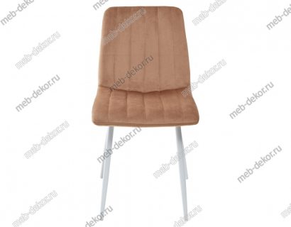 Стул DUBLIN G108-72 тоффи, велюр / белый каркас — фото 2