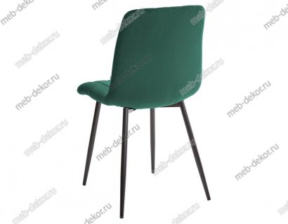 Стул DUBLIN G062-18 зеленый, велюр/ черный каркас — фото 3