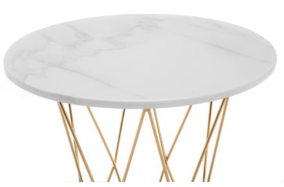 Стол Melan white / gold — фото 3