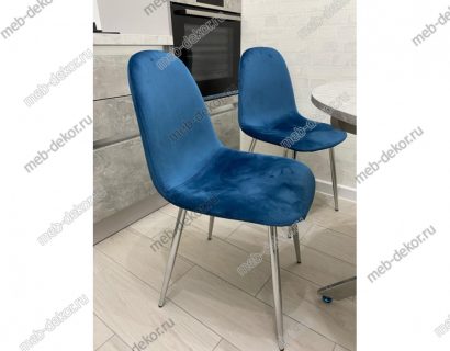 Стул PESCARA UF910-18 NAVY BLUE, велюр — фото 5
