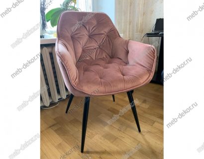 Стул MALTA BLUVEL-52 PINK, велюр — фото 1