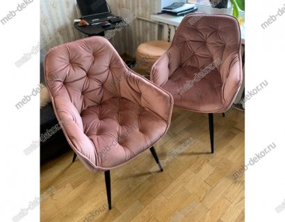 Стул MALTA BLUVEL-52 PINK, велюр — фото 2