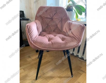 Стул MALTA BLUVEL-52 PINK, велюр — фото 3