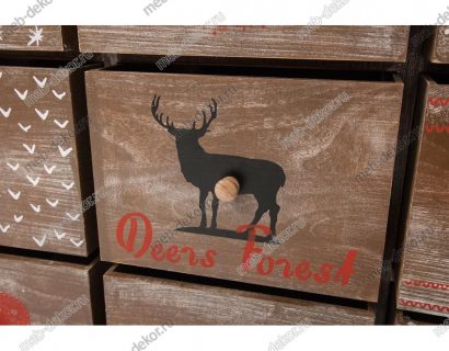 Комод с 9 ящиками Secret De Maison Maritime 9 (HX16-007NS) (Brown antique) — фото 6
