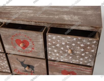 Комод с 9 ящиками Secret De Maison Maritime 9 (HX16-007NS) (Brown antique) — фото 4