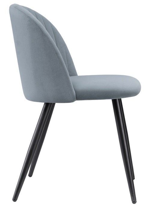 Стул на металлокаркасе Gabi 1 gray / black
