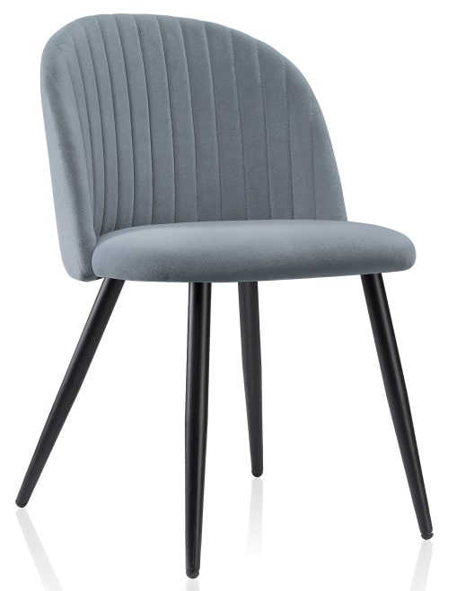 Стул на металлокаркасе Gabi 1 gray / black