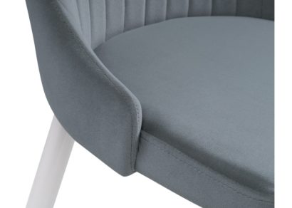 Стул на металлокаркасе Kora white / gray — фото 2