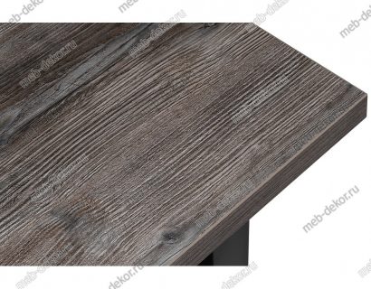 Стол Эльпатия 130 дуб рошелье / черный матовый — фото 3