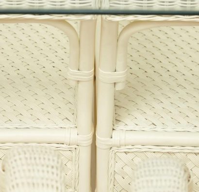Комплект обеденный Андреа Гранд (Grand Andrea Elephant Ivory) нат. ротанг (TCH White) — фото 16