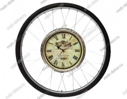 Часы настенные Secret De Maison Wheel (mod. 47578) (Чёрный) — фото 1
