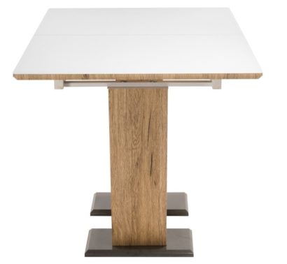 Стол на тумбе Иматра белый / дуб монтана — фото 10