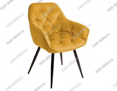 Стул HOLLA BLUVEL-68 YELLOW, велюр — фото 1