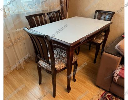 Стул Кабриоль с жесткой спинкой, Тон 7(Орех темный), Андрис Вензель 37/1 — фото 4