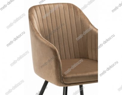 Стул на металлокаркасе Slam dark beige — фото 4