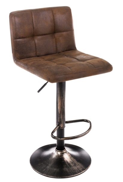 Барный стул Paskal vintage black / brown — фото 1