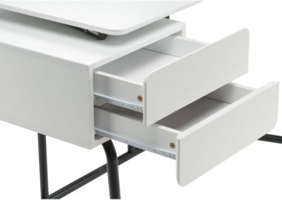 Компьютерный стол Desk white / black — фото 6
