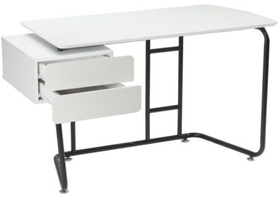 Компьютерный стол Desk white / black — фото 3