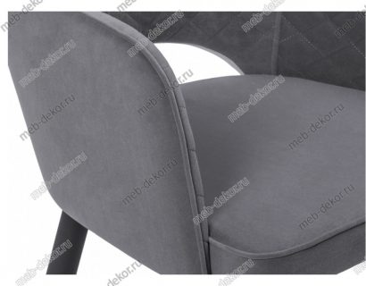 Стул на металлокаркасе Vener gray new — фото 6