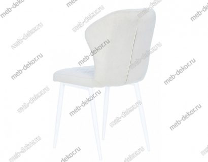 Стул Leset Шейл Каркас белый, Велюр ULTRA SAND Песок — фото 2