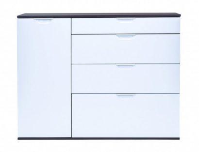 Комод Leset Никас 3 венге/белый глянец — фото 4