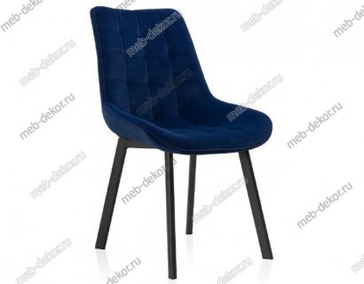 Стул на металлокаркасе Hagen dark blue — фото 1