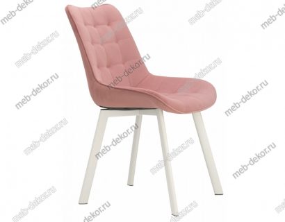 Стул на металлокаркасе Hagen pink / white — фото 6