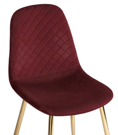 Стул на металлокаркасе Dabl wine red — фото 6