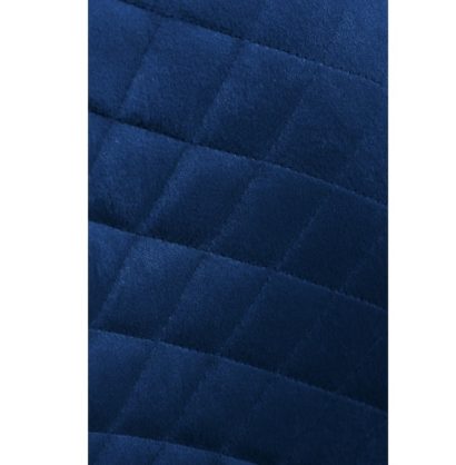 Стул на металлокаркасе Dabl dark blue / gold — фото 2