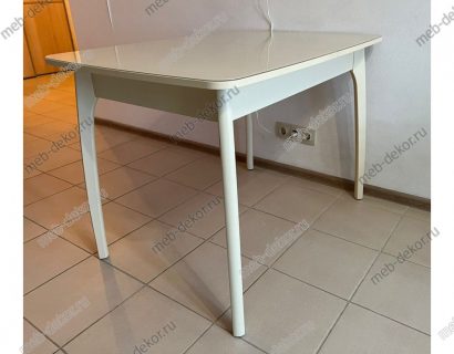 Стол DikLine М15 слоновая кость/стекло бежевое optiwhite — фото 3