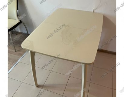 Стол DikLine М15 слоновая кость/стекло бежевое optiwhite — фото 5