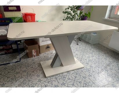 Стол раздвижной Leset Гросс Бодега белый/Серый — фото 7