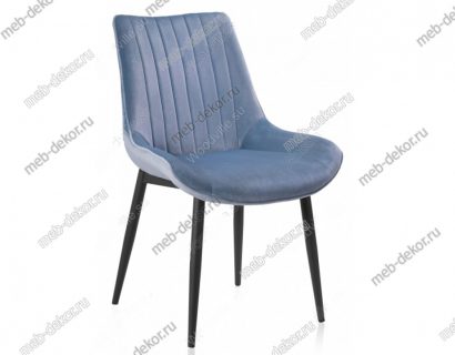 Стул на металлокаркасе Seda light blue — фото 1