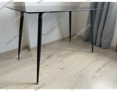 Обеденная группа RONDO 120 и 4 стула DUBLIN пепел розы, велюр G108-15 — фото 7