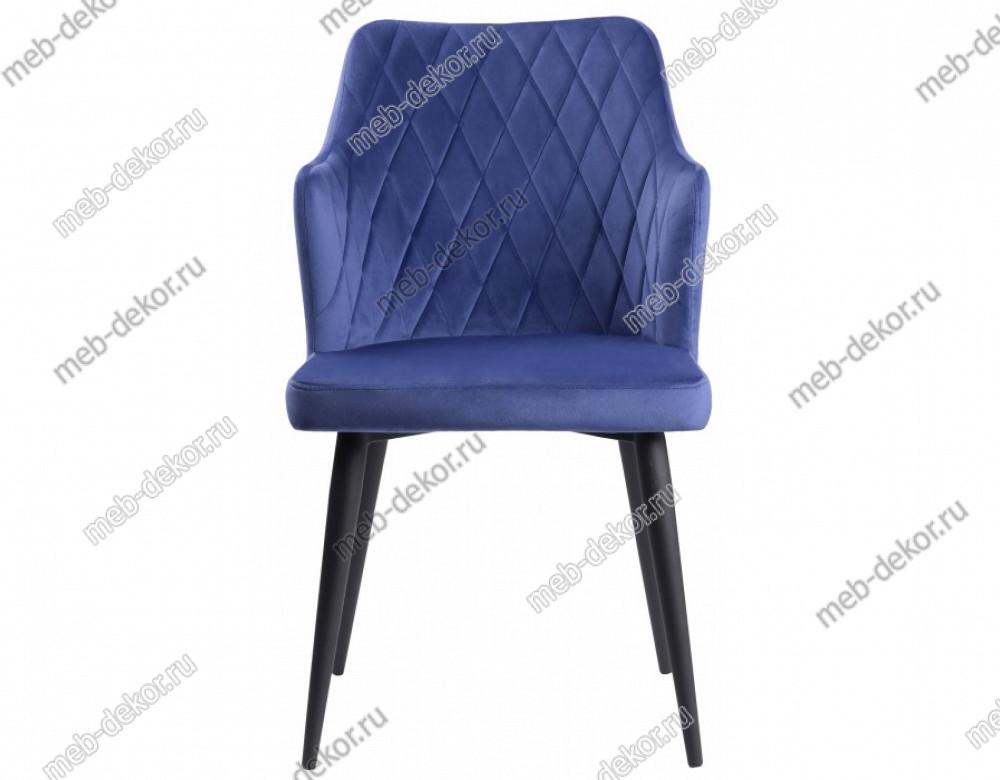 Стул на металлокаркасе Velen dark blue
