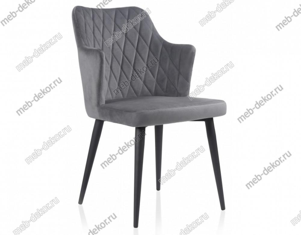 Стул на металлокаркасе Velen dark gray