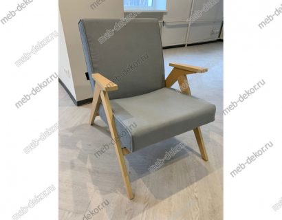 Кресло для отдыха Вест (Натуральное дерево, ткань Fancy 85, кант Fancy 85) — фото 6