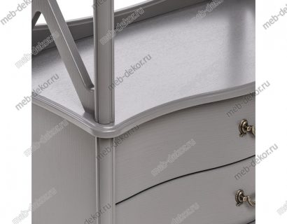 Этажерка Leset Джульетта-4 широкая серый ясень — фото 5