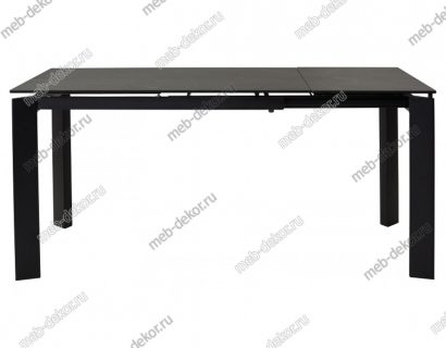 Стол CORNER 120 MATT BLACK MARBLE SOLID CERAMIC / BLACK — фото 3