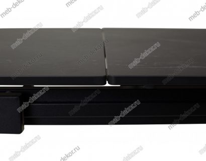 Стол CORNER 120 MATT BLACK MARBLE SOLID CERAMIC / BLACK — фото 2