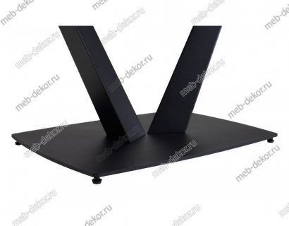 Стол ALATRI 120 SINTERED STONE MATT BLACK MARBLE / BLACK — фото 2