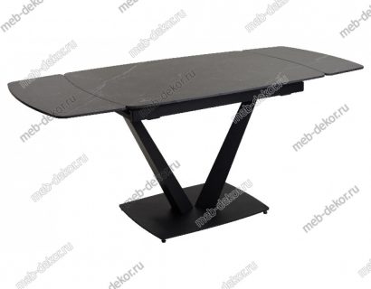 Стол ALATRI 120 SINTERED STONE MATT BLACK MARBLE / BLACK — фото 7