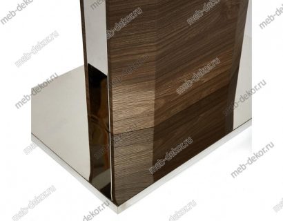 Стол Radcliffe 140 mod. EDT-VG002 (коричневый, стекло черное) — фото 8