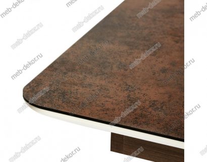 Стол Radcliffe 140 ( mod. EDT-VG002) (коричневый, стекло "burning stone") — фото 6