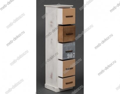 Тумба с 5 ящиками Secret De Maison Maritime 5 (HX16-001NS) (Butter white (слоновая кость) — фото 6