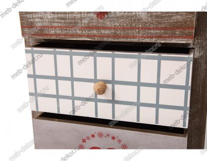 Тумба с 5 ящиками Secret De Maison Christmas 5 (HX16-011NS) (Brown antique) — фото 3