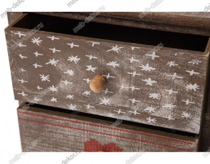 Тумба с 5 ящиками Secret De Maison Christmas 5 (HX16-011NS) (Brown antique) — фото 4