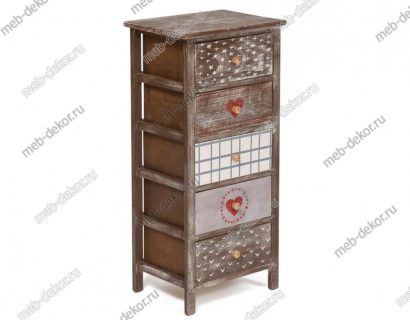 Тумба с 5 ящиками Secret De Maison Christmas 5 (HX16-011NS) (Brown antique) — фото 1