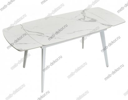 Стол ELIOT 120 GLOSS STATUARIO WHITE SINTERED STONE / WHITE — фото 10