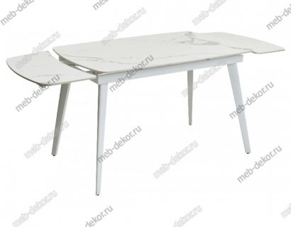Стол ELIOT 120 GLOSS STATUARIO WHITE SINTERED STONE / WHITE — фото 11